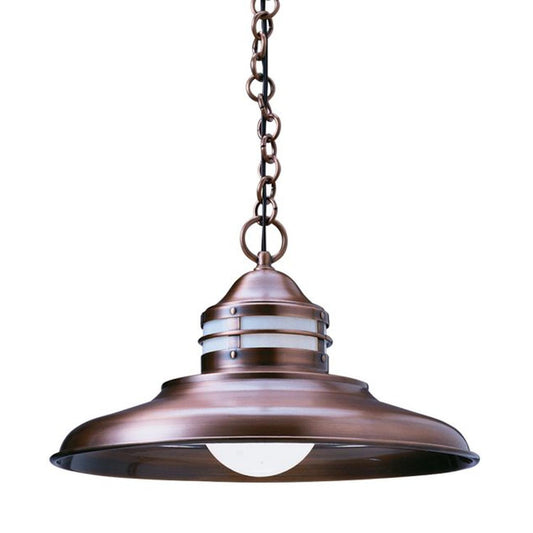 17″ Newport Pendant - NH-17OF-AC - Antique Copper by Arroyo Craftsman
