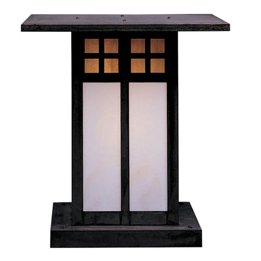 18″ Glasgow Column Mount - GC-18GWC-MB - Mission Brown by Arroyo Craftsman