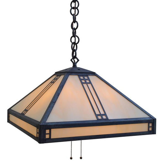 18″ Prairie Pendant - PH-18OF-MB - Mission Brown by Arroyo Craftsman
