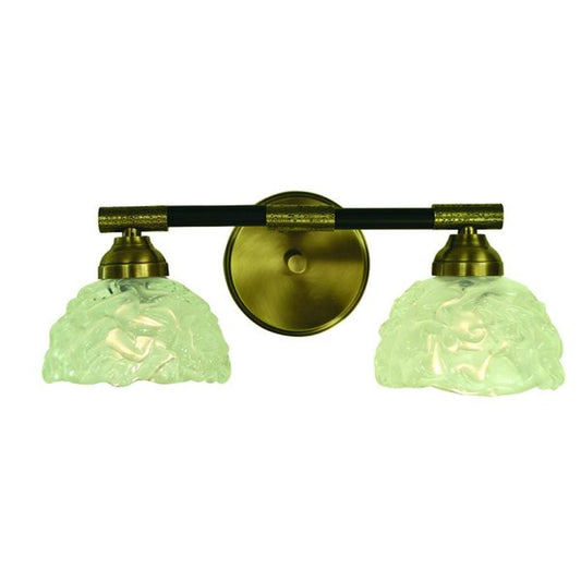 2-Light Antique Brass/Matte Black Stonebridge Sconce - 5662 AB/MBLACK by Framburg