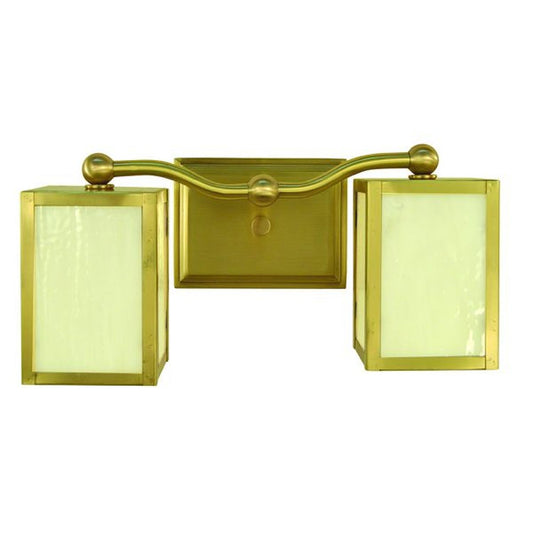 2-Light Brushed Brass Asher Sconce - 5907 BR by Framburg