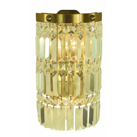 2-Light Brushed Brass Hannah Bath Sconce - 5947 BR by Framburg