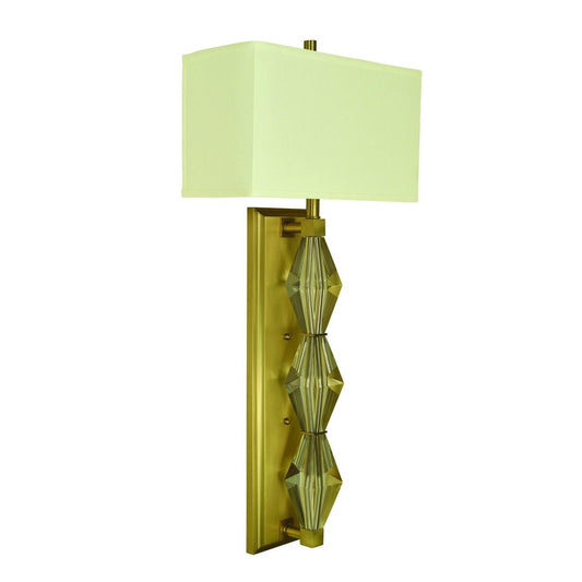 2-Light Brushed Brass Sconce - 5670 BR by Framburg