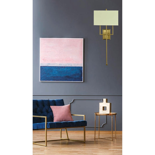 2-Light Brushed Brass Sconce - 5674 BR by Framburg