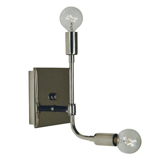 2-Light Fusion Sconce - 5017 PN/MBLACK by Framburg