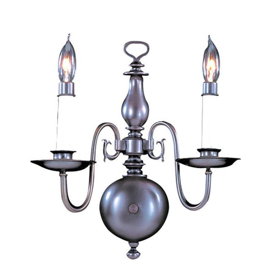 2-Light Mahogany Bronze Jamestown Sconce - 9122 MB by Framburg