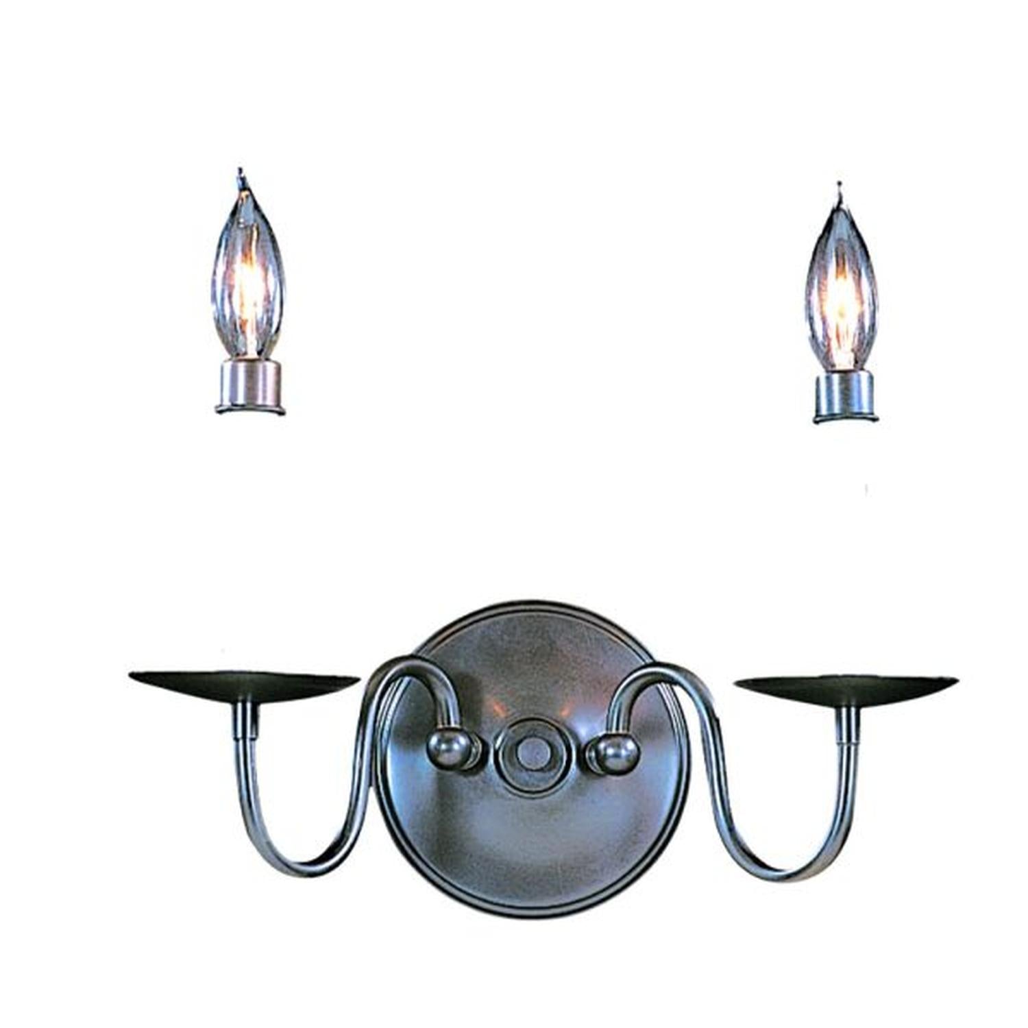 2-Light Mahogany Bronze Jamestown Sconce - 9222 MB by Framburg