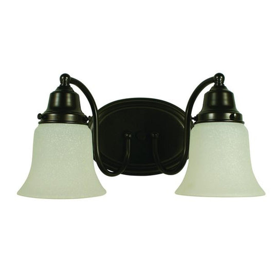 2-Light Mahogany Bronze Magnolia Sconce - 8412 MB by Framburg