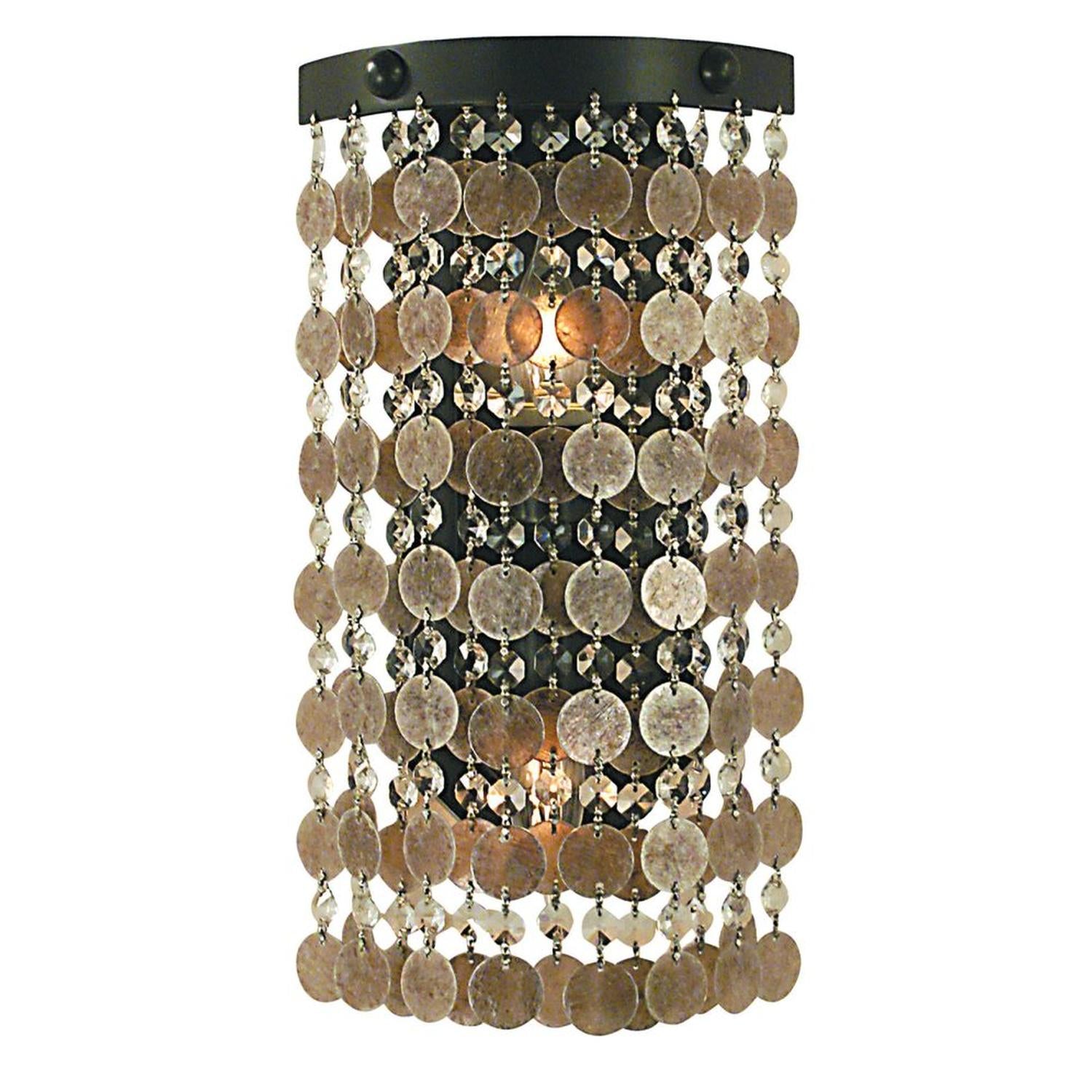 2-Light Mahogany Bronze Naomi Sconce - 2481 MB by Framburg