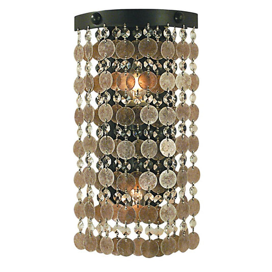 2-Light Mahogany Bronze Naomi Sconce - 2481 MB by Framburg