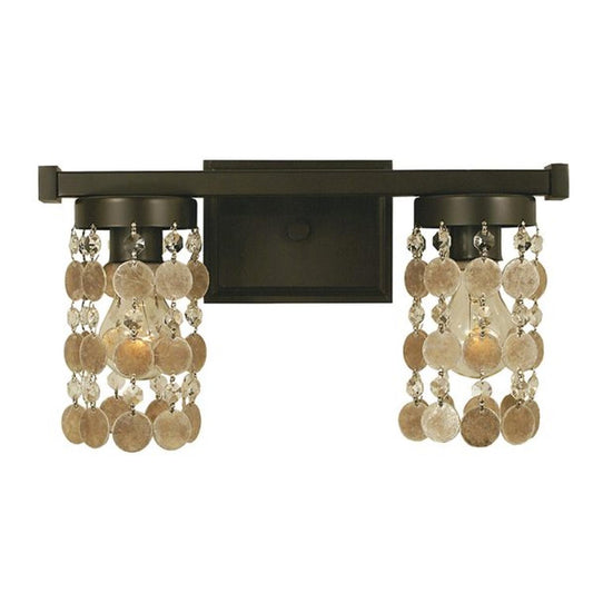 2-Light Mahogany Bronze Naomi Sconce - 4362 MB by Framburg