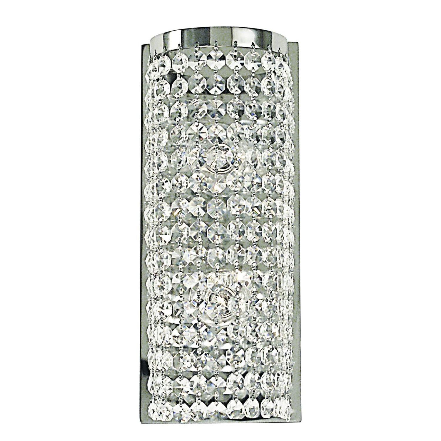 2-Light Polished Silver Princessa Sconce - 2341 PS by Framburg