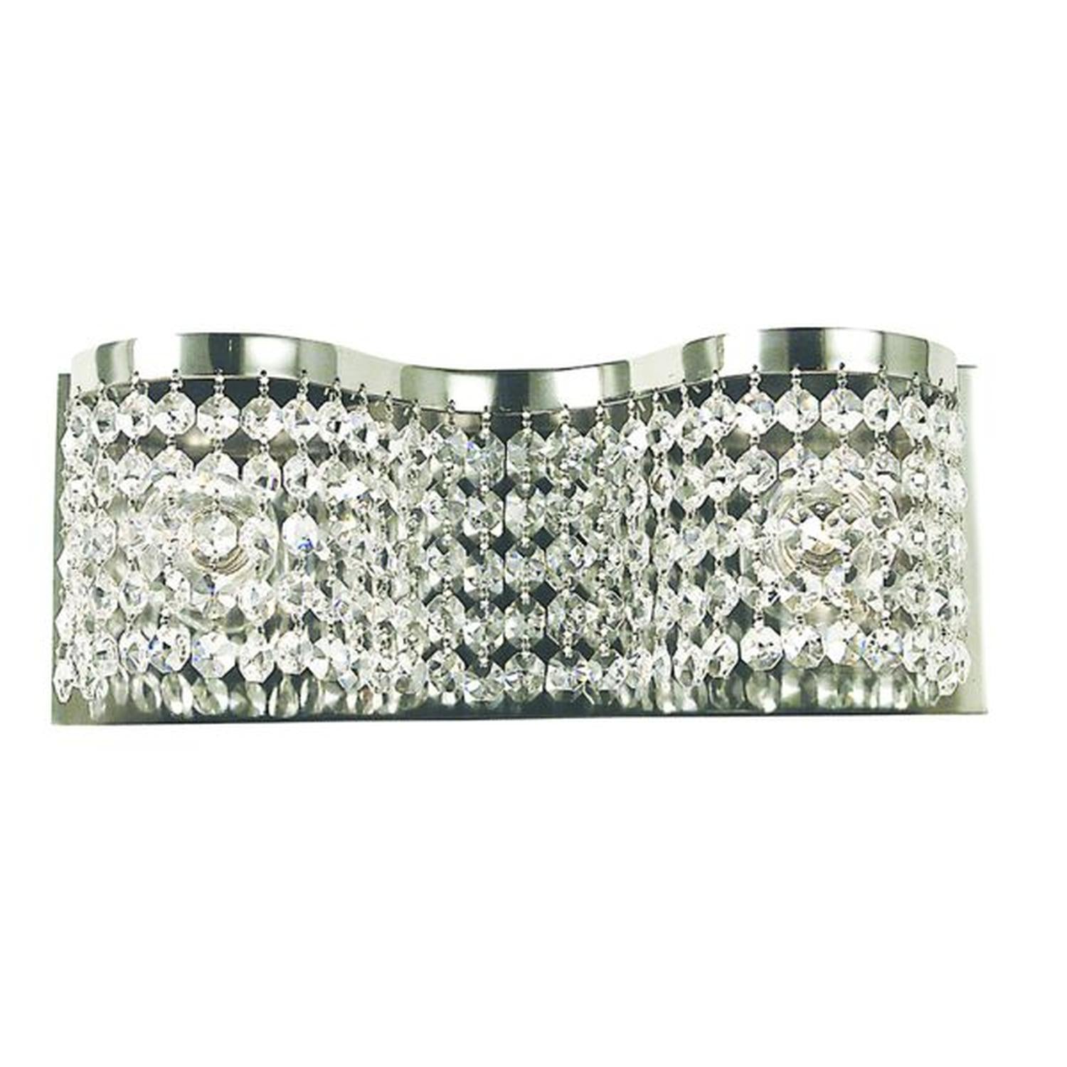2-Light Polished Silver Princessa Sconce - 2342 PS by Framburg