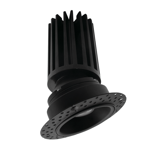 2" Round Trimless Black Gimbal Recessed LED Ceiling Light - 11 Watt - 5CCT - 800 to 1000 Lumens by Lotus LED Lights