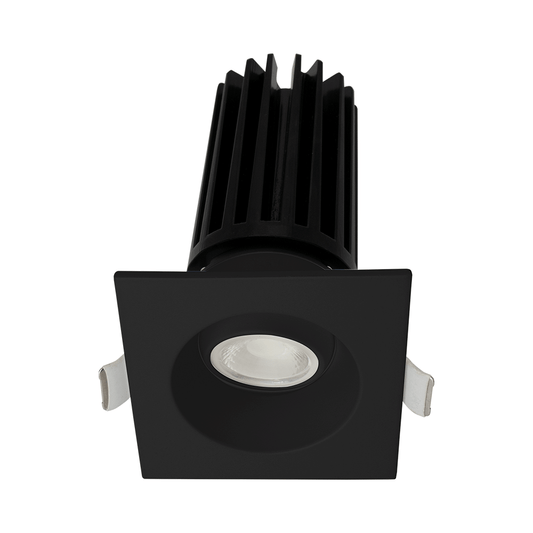 2" Square Gimbal Black Recessed LED Ceiling Light - 11 Watt - 5CCT - 700 to 850 Lumens by Lotus LED Lights