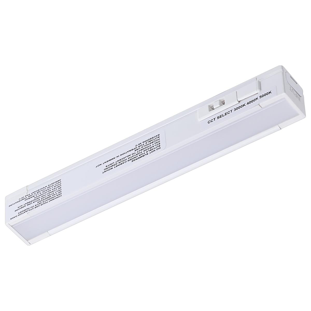 2 Watt 6-Inch LED Under Cabinet - 30K/40K/50K CCT Selectable - White Finish - 120 Volt - Satco 63-401