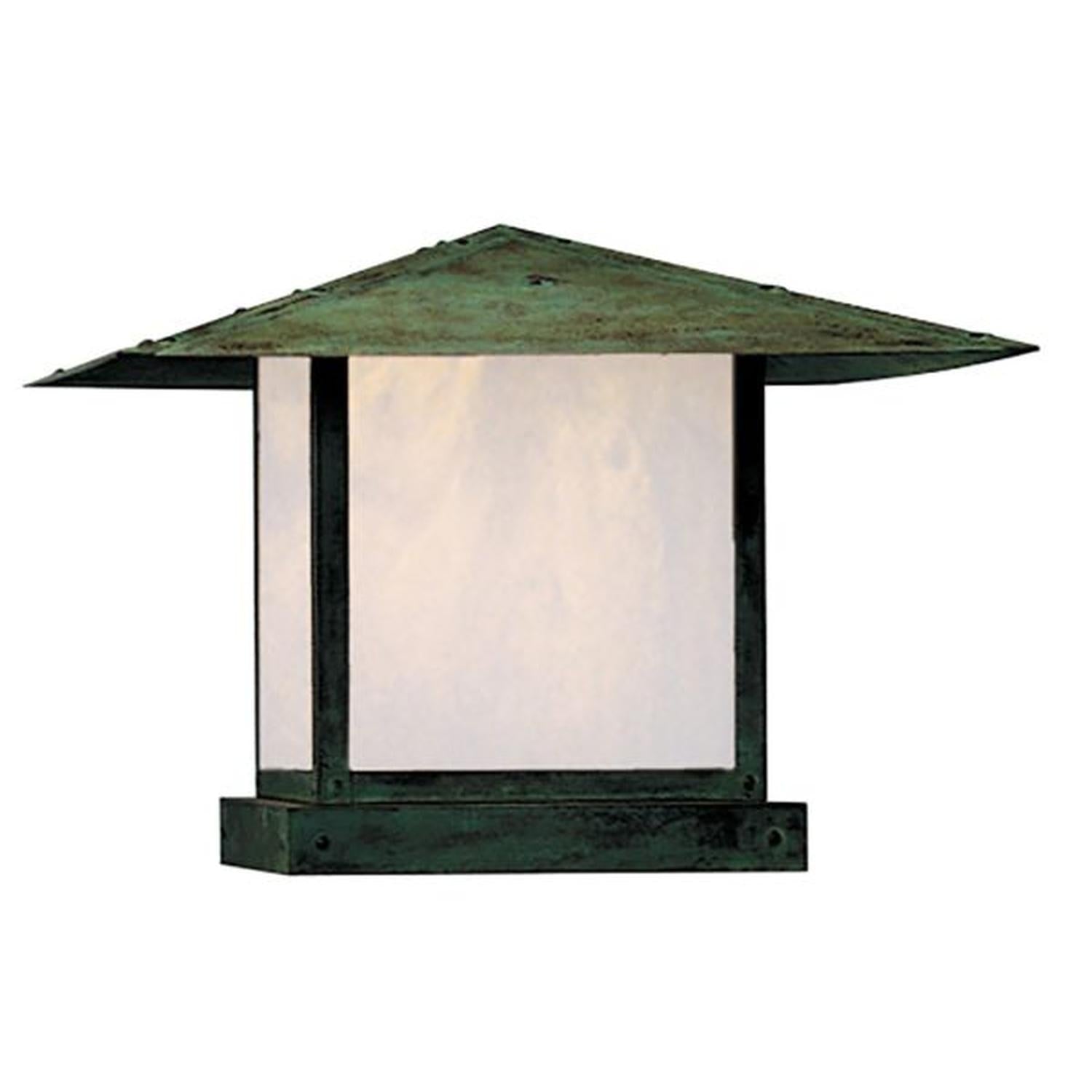 20″ Monterey Column Mount Without Overlay (Empty) - MC-20EWO-VP - Verdigris Patina by Arroyo Craftsman