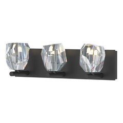 Gatsby 3-Light Bath Sconce With Dimmable Functionality & Hand-Cut Crystals by Hubbardton Forge