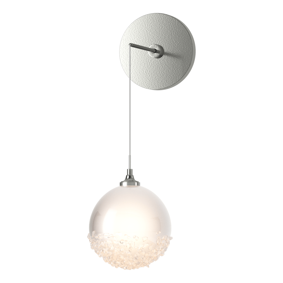 Fritz Globe Low Voltage Sconce 4W Dimmable with Frosted Glass Shade by Hubbardton Forge
