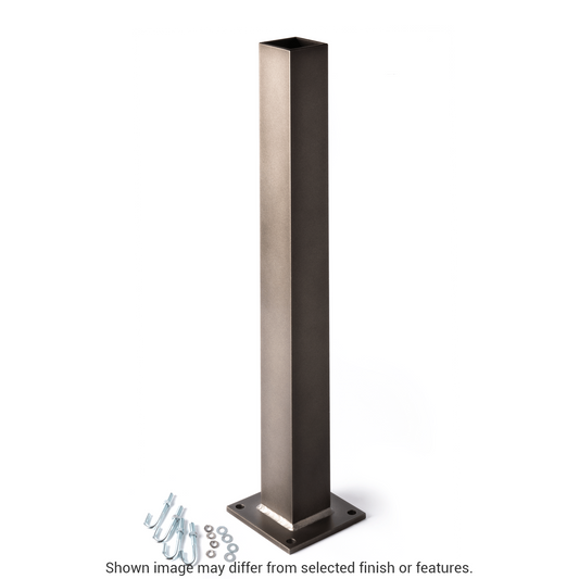 23" Square Outdoor Post for Bollards and Post Lights - White by Hubbardton Forge