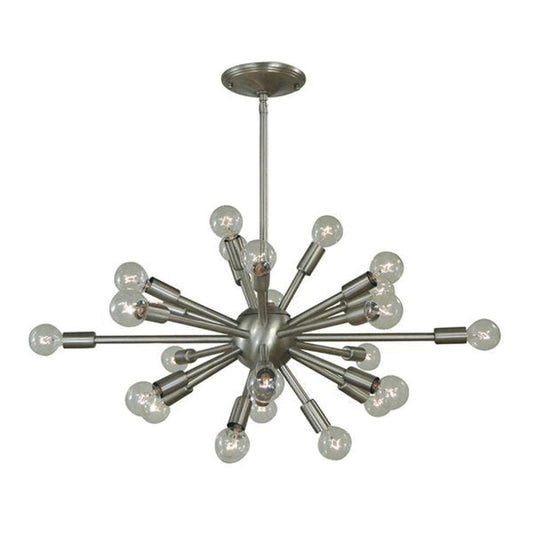 24-Light Simone Dining Chandelier - 4397 BN by Framburg