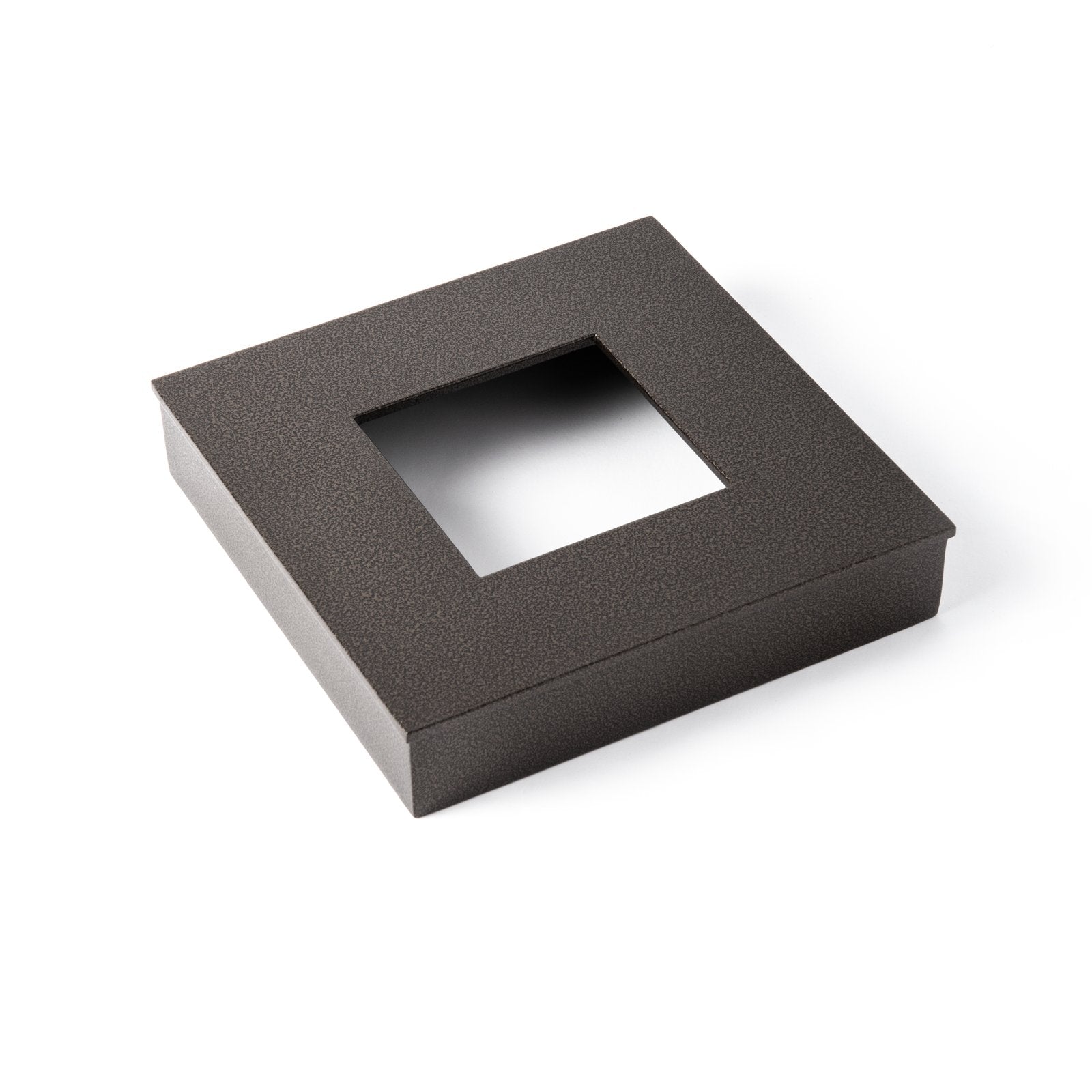 2.5" Square Bollard Cover Cap - Natural Iron by Hubbardton Forge