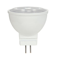 3W LED MR11 Bulb 210 Lumens GU4 Base Dimmable 12V 2700K-5000K 25,000 Hours Lifespan by Satco
