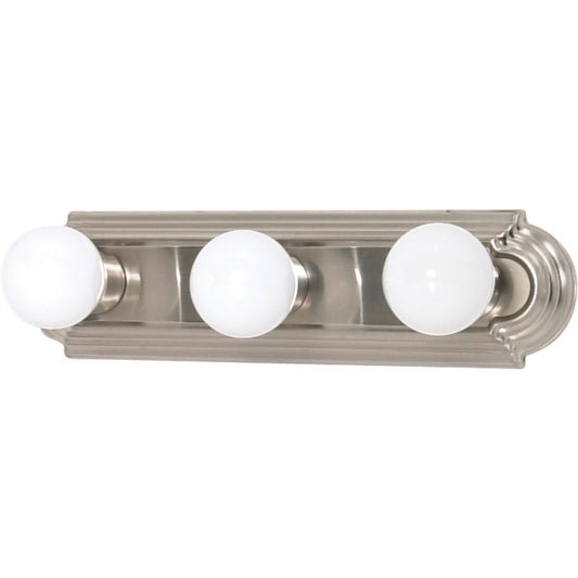 3 Light - 18" - Vanity - Racetrack Style - Color retail packaging - Satco 60-6072