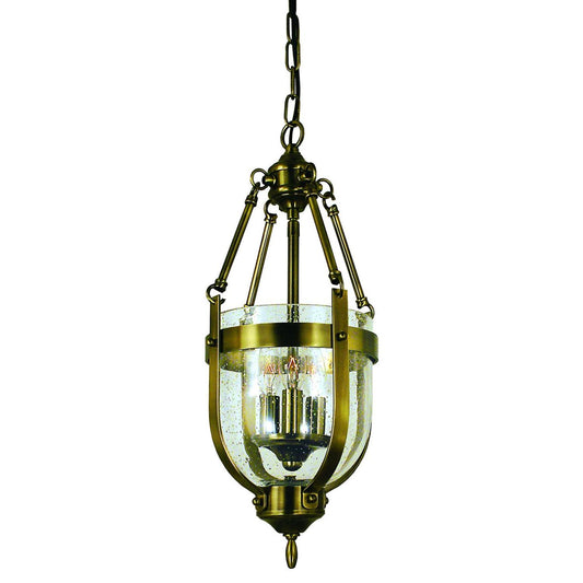 3-Light Antique Brass Hannover Dinette Chandelier - 1013 AB by Framburg
