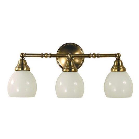 3-Light Antique Brass Sheraton Sconce - 2429 AB by Framburg