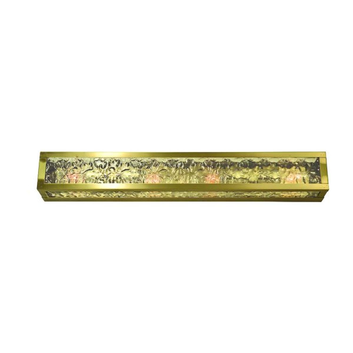 3-Light Brushed Brass Avery Bath Sconce - 5893 BR by Framburg