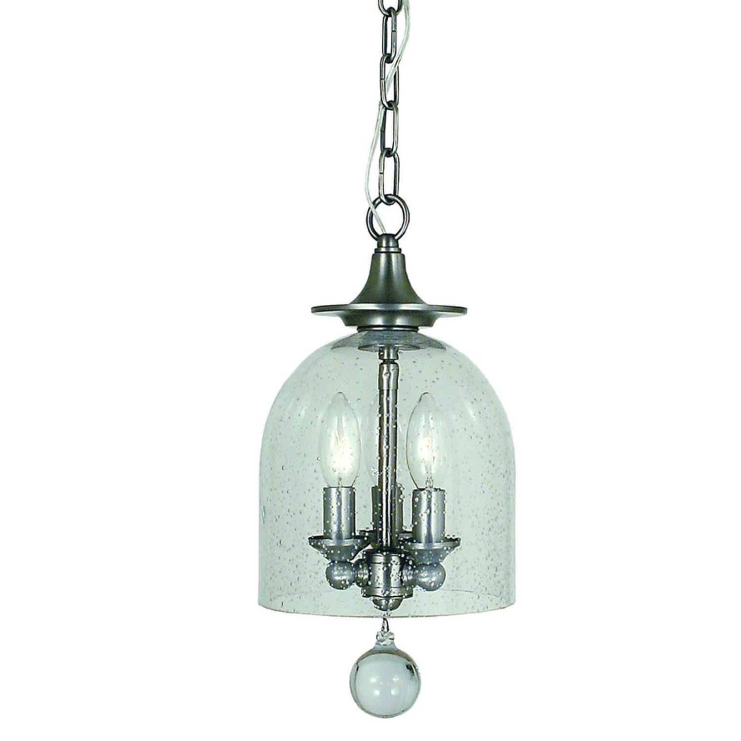 3-Light Brushed Nickel Hannover Pendant - 4351 BN by Framburg