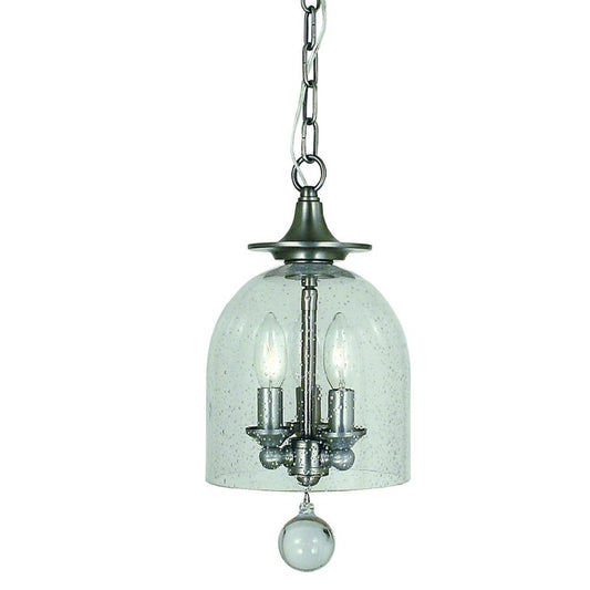3-Light Brushed Nickel Hannover Pendant - 4351 BN by Framburg