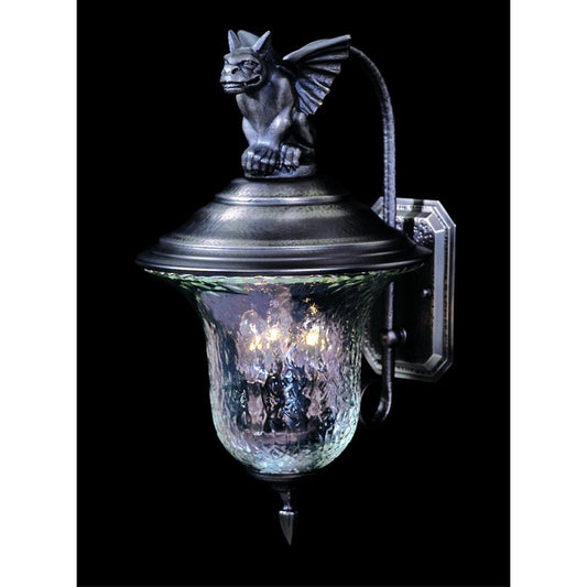 3-Light Iron Carcassonne Exterior Wall Mount - 8505 IRON by Framburg