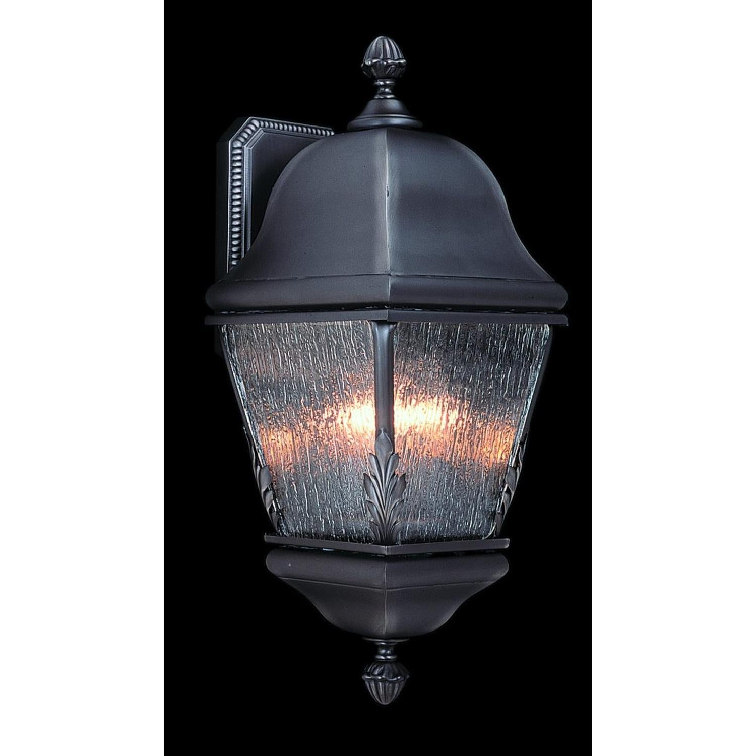 3-Light Iron Coeur De Lion Exterior Wall Mount - 9585 IRON by Framburg