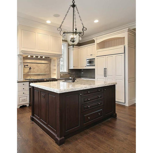 3-Light Mahogany Bronze Carcassonne Foyer Chandelier - 2919 MB by Framburg