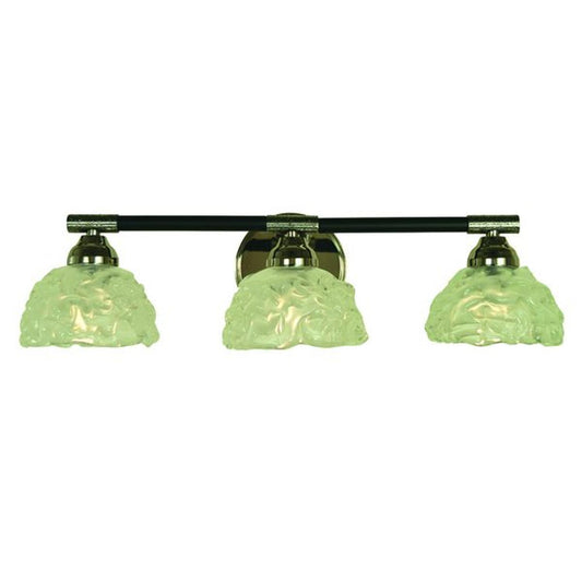 3-Light Polished Nickel/Matte Black Stonebridge Sconce - 5663 PN/MBLACK by Framburg
