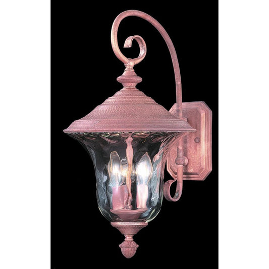 3-Light Raw Copper Carcassonne Exterior Wall Mount - 8325 RC by Framburg