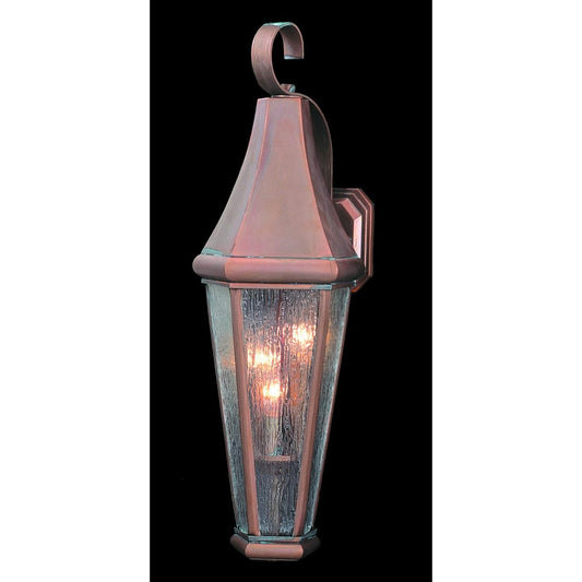 3-Light Raw Copper Le Havre Exterior Wall Mount - 8920 RC by Framburg
