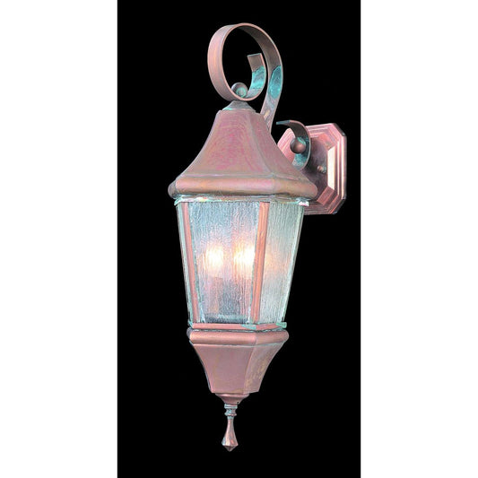 3-Light Raw Copper Normandy Exterior Wall Mount - 8740 RC/R by Framburg