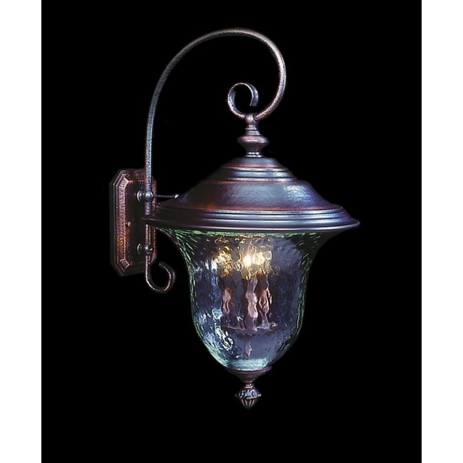 3-Light Siena Bronze Carcassonne Exterior Wall Mount - 8330 SBR by Framburg