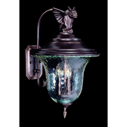 3-Light Siena Bronze Carcassonne Exterior Wall Mount - 8508 SBR by Framburg