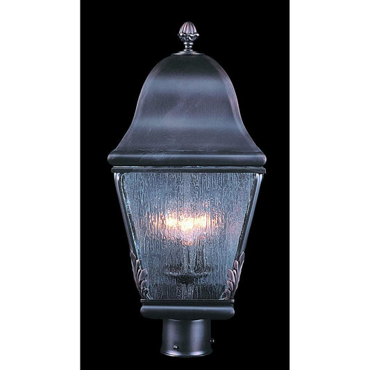 3-Light Siena Bronze Coeur De Lion Exterior Post Mount - 9591 SBR by Framburg