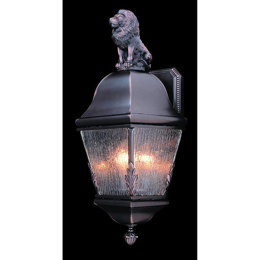 3-Light Siena Bronze Coeur De Lion Exterior Wall Mount - 9605 SBR by Framburg