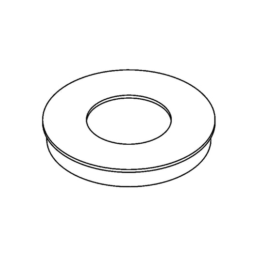 3" Round Bollard Cover Cap - Coastal Dark Smoke by Hubbardton Forge