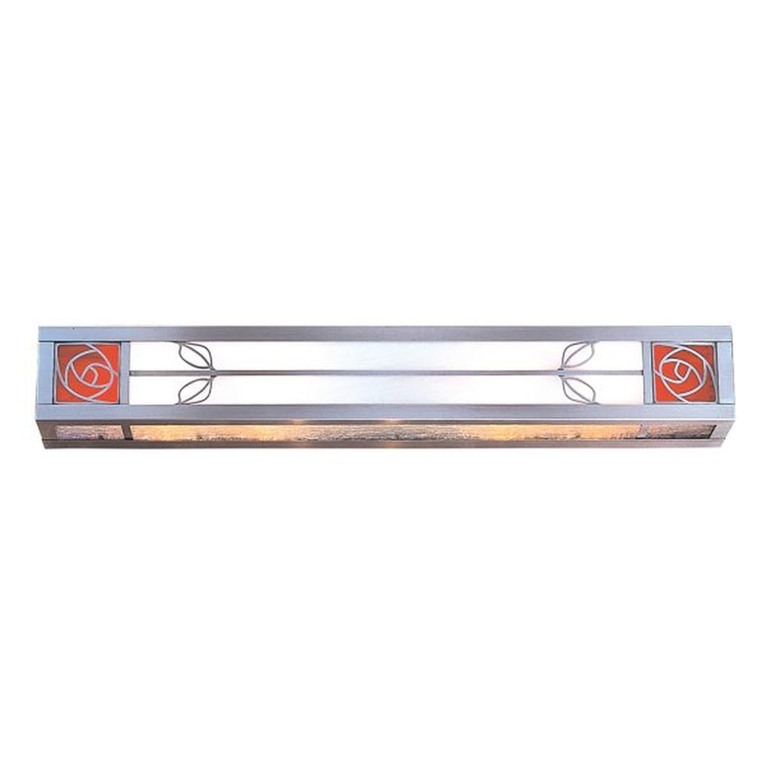 30″ Saint Clair Light Bar - SCLB-30REC-P - Pewter by Arroyo Craftsman