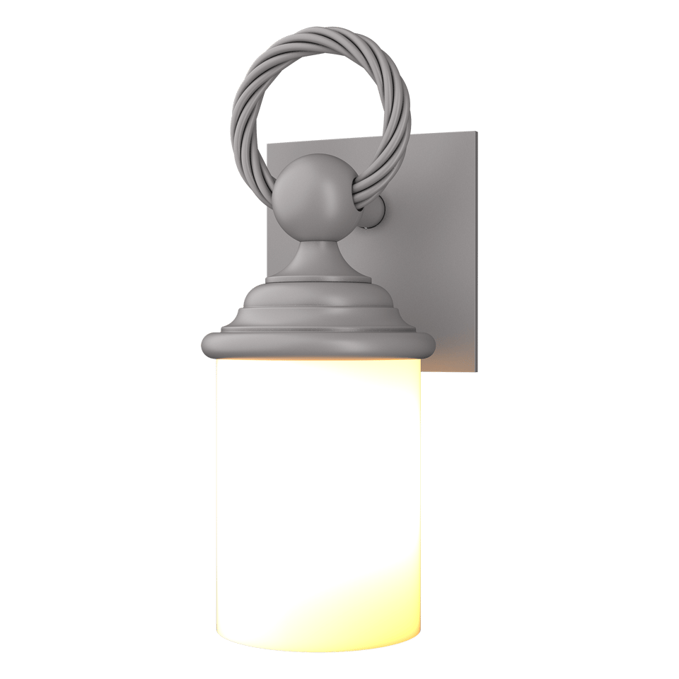Hubbardton Forge Cavo Outdoor Wall Sconce, Aluminum, Dimmable, UL Wet Rated, 75W E26 Bulb