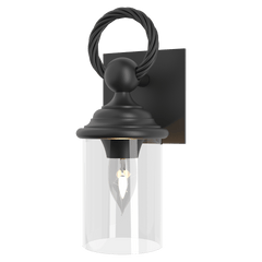 Hubbardton Forge Cavo Outdoor Wall Sconce, Aluminum, Dimmable, UL Wet Rated, 75W E26 Bulb