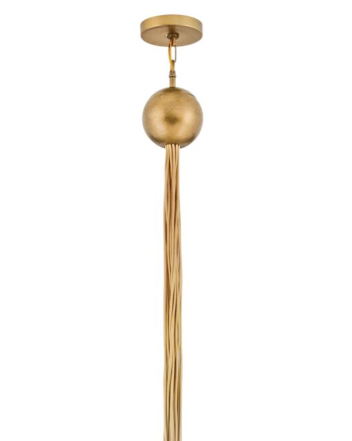 Skye Double XL Multi Tier Chandelier - 18 Light Clear & Opal Glass, Heritage Brass Finish