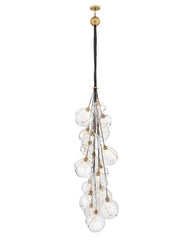 Skye Double Multi Tier Chandelier - Clear Glass by Hinkley Lighting 30309HBR